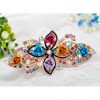 Fashion Rose Hair Accessories Bling Crystal Hair Decoration-Random Color A2