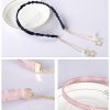 Fashion Hairpin with Beautiful False Star Tassel Earring Headbands-Pink