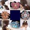 Stylish Wedding Hair Accessories Rhinestone Ponytail Holders Hair Ties