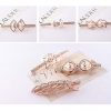 3 Pcs Hair Side Clips Wedding Accessories Barrettes Bridal Hair Design-NO.8