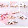 3 Pcs Hair Side Clips Wedding Accessories Barrettes Bridal Hair Design-NO.11