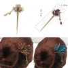 Classical Retro Hair Decor Hair Stick Hairpin Elegant Traditional Hair Clip With Tassels