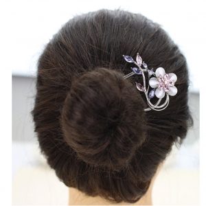 Retro Women Girls Rhinestone Hair Pin Hair Stick