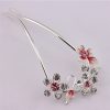 U-shaped Hairpin,Retro Women Girls Rhinestone Hair Pin Hair Stick