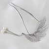 U-shaped Hairpin, Retro Women Girls Rhinestone Hair Pin Hair Stick