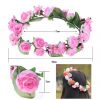 Beautiful Bride Hair Ornaments Seaside Flowers Wreath Hair Crown Headpiece