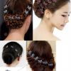 6 Pcs. Hairpin Plate Hair Device U-shaped Clip Hairpin Bridal Headdress