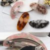 French Style Hair Barrette Celluloid Hair Barrette Clip for Women Girls