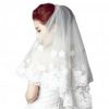 Bride White Wedding Veil/Church Wedding Veils/Elegant Headwear-F