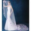 Bride White Wedding Veil/Church Wedding Veils/Elegant Headwear-Q