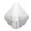 Bride White Wedding Veil/Church Wedding Veils/Elegant Headwear-R