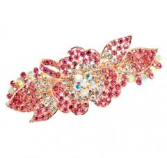 New Popular Fashion Hair Accessories Bling Crystal Hair Decoration-03Pink