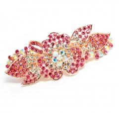 New Popular Fashion Hair Accessories Bling Crystal Hair Decoration-03Pink