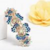 New Popular Fashion Hair Accessories Bling Crystal Hair Decoration-Blue