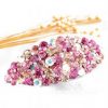 Fashion High-grade Hair Accessories Bling Rhinestone Hair Decoration-Red