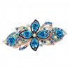 Fashion Rose Hair Accessories Bling Crystal Hair Decoration-Blue A2