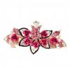 Fashion Rose Hair Accessories Bling Crystal Hair Decoration-Red A4