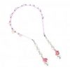 Fashion Hairpin with Beautiful False Tassel Earring Headbands Hair Accessories-Pink