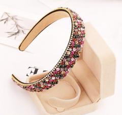 Dazzling Diamond Headband Crystal Hair Decor Hair Band - Colorful