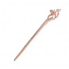 Vintage Handmade Carved Hair Stick Hairpin Hair Accessories, Peach Blossom