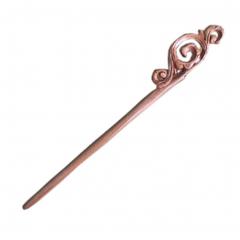 Elegant Handmade Carved Peach Wood Hair Stick Hairpin, Clouds