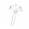 Rhinestone Hairpin U-shaped Clip Hair Hoop Married Bride Wedding Jewelry White