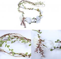 Handmade Artificial Wreath Garland, Beautiful Flower Headdress