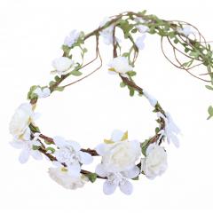 Handmade Artificial Wreath Garland, Beautiful Flower Headdress