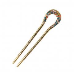 Women's Beautiful Classic Retro U-shape Hair Sticks Hair Maker, No.1