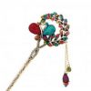 Colorful Butterfly Retro Women Girls Tassel Hair Pin Hair Stick