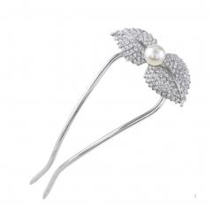 U-shaped Hairpin, Retro Women Girls Rhinestone Hair Pin