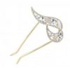 U-shaped Hairpin, Retro Women Girls Rhinestone Hair Pin Hair Stick