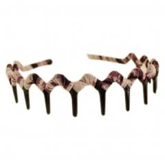 Girls Fashion Elegant Chiffon Fabric Antislip Hairband Teeth Hair Hoop Hair Accessories