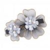 Beautiful Flower Shape Hair Clips Hair Accessories For Women's, Black