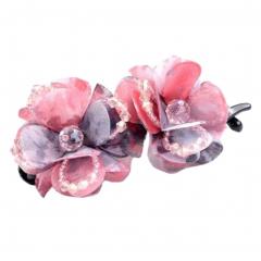 Fashionable Hair Accessory Banana Clip Elegant Flowers Hairpin Hair Clips T