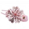 Elegant Flowers Pattern Hair Clip Acrylic Duck Bill Hair Clip