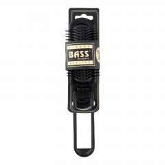 Bass Brushes - Nylon Bristle Brush - Fold-Up with Mirror