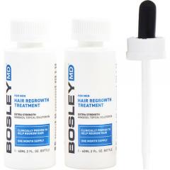 Bosley HAIR REGROWTH TREATMENT FOR MEN 5% - TWO MONTH SUPPLY 2- 2 OZ BOTTLES