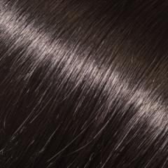 Full Head Human Clip-In # 1B (Jet Black/Darkest Brown)