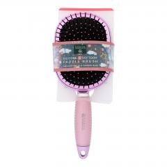 Earth Therapeutics Hair Brush - Paddle - Silicon - Pink